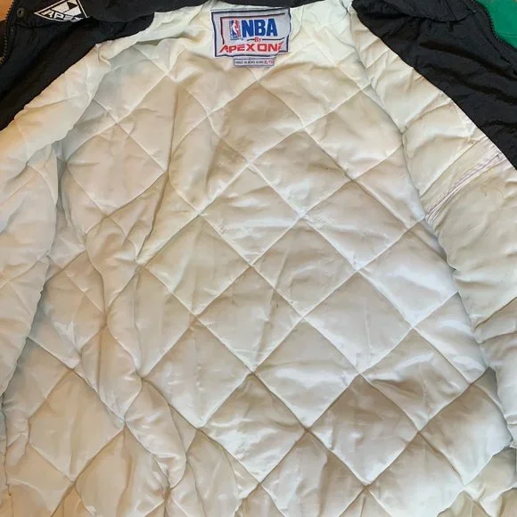 Vintage NBA Seattle SuperSonics Apex One Heavyweight Full Zip Winter Jacket - Picture 9 of 10